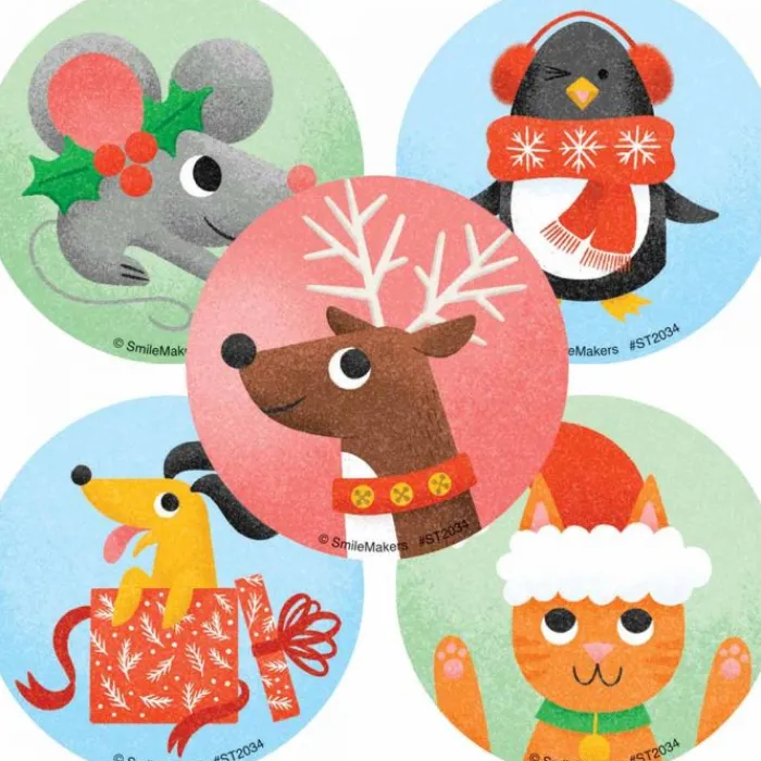 Christmas | Other Fun Stickers<SmileMakers Holiday Felt Cuties Stickers - Stickers from