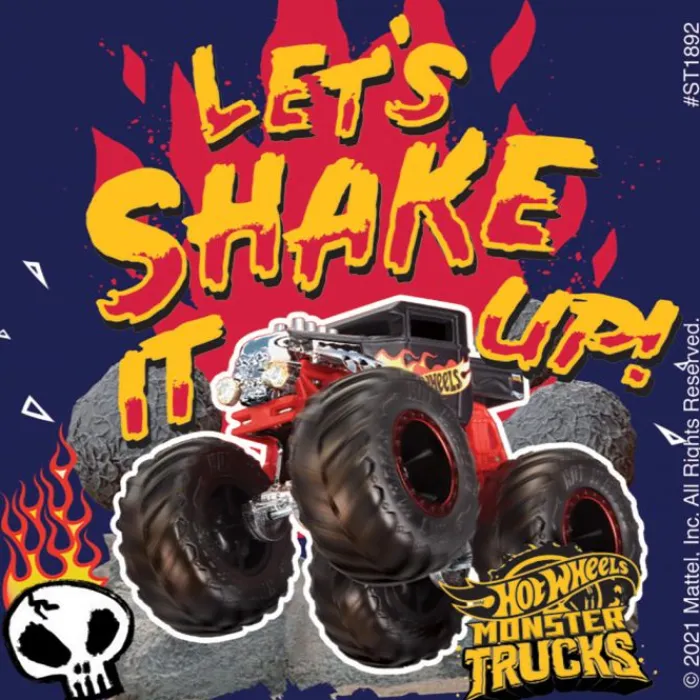 Character Stickers<SmileMakers Hot Wheels Monster Truck Shake Up Stickers - Stickers from