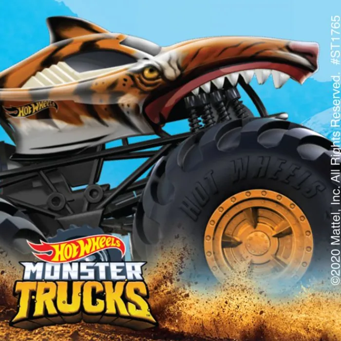 Character Stickers<SmileMakers Hot Wheels Monster Trucks Stickers - Stickers from