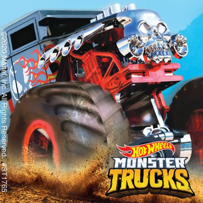 Character Stickers<SmileMakers Hot Wheels Monster Trucks Stickers - Stickers from