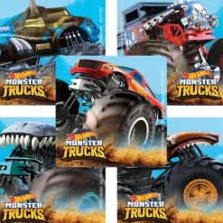 Character Stickers<SmileMakers Hot Wheels Monster Trucks Stickers - Stickers from