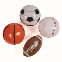 Toys<SmileMakers Inflatable Sports Balls from
