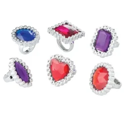 Jewelry | Latex Free Toys<SmileMakers Jumbo Jewel Rings - Toy Rings from