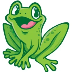 Wall Decals<SmileMakers Jungle Friends Frog Wall Decal - Office Decor from