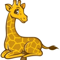 Wall Decals<SmileMakers Jungle Friends Giraffe Wall Decal - Office Decor from