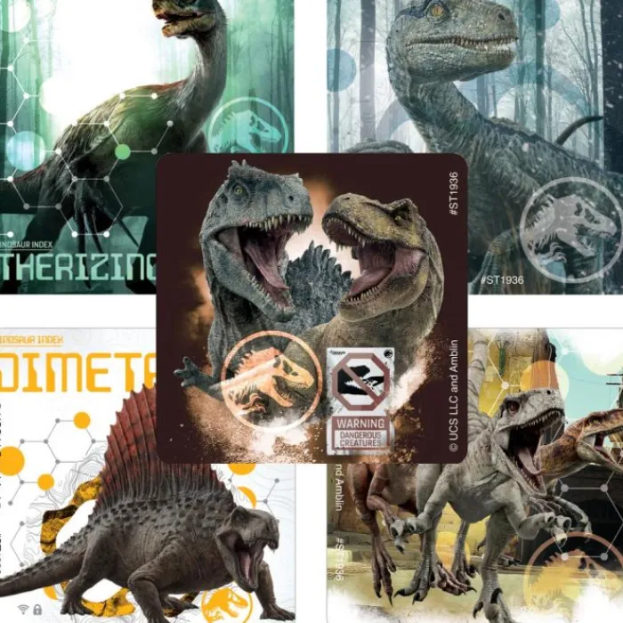 Character Stickers<SmileMakers Jurassic World: Dominion Stickers - Stickers from