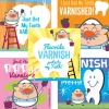 Dental Stickers | Other Fun Stickers<SmileMakers 100 Just Varnished My Teeth Stickers -