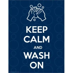 Wall Decals<SmileMakers Keep Calm and Wash Your Hands Decal- Office Décor from