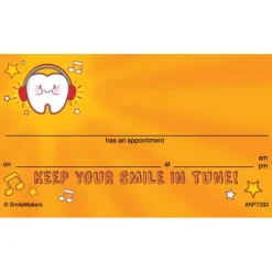 Appointment Cards<SmileMakers Keep Your Smile in Tune Appointment Cards - Appointment Cards - from