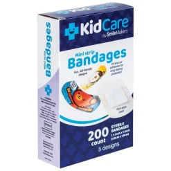 Bandages | Medical Practice Essentials<KidCare ™ Animal Hug Mini Strip Bandages - Bandages from SmileMakers