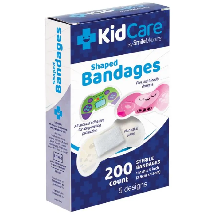 Bandages | Medical Practice Essentials<KidCare ™ Game Controller Shaped Bandages - Bandages from SmileMakers