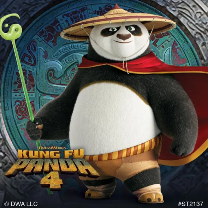 Character Stickers<SmileMakers Kung Fu Panda 4 Stickers