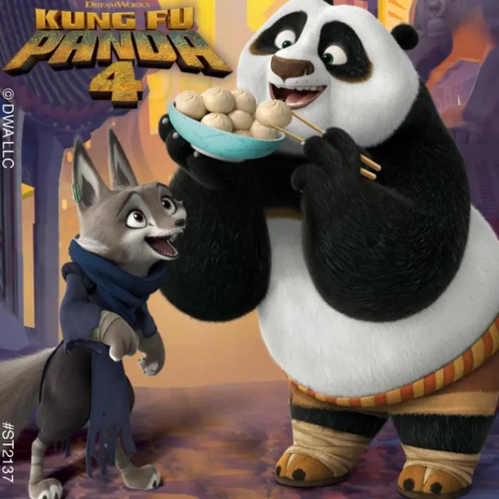 Character Stickers<SmileMakers Kung Fu Panda 4 Stickers