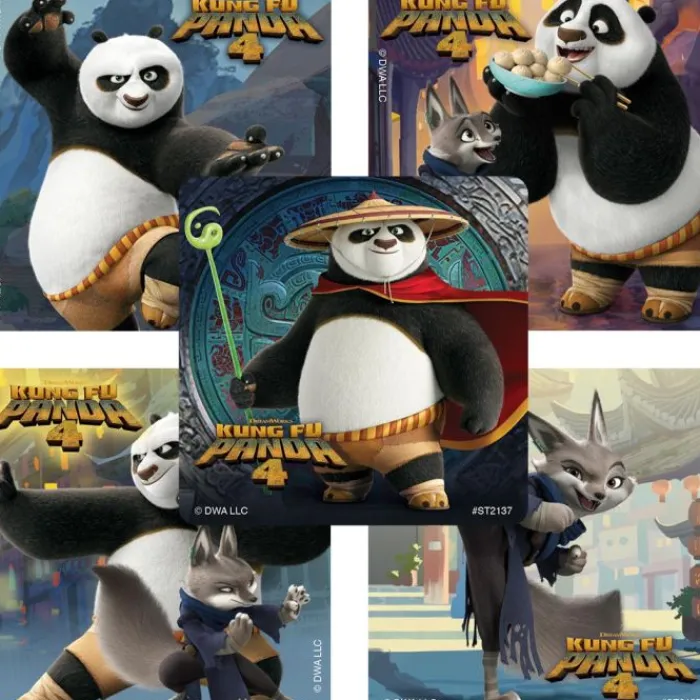 Character Stickers<SmileMakers Kung Fu Panda 4 Stickers