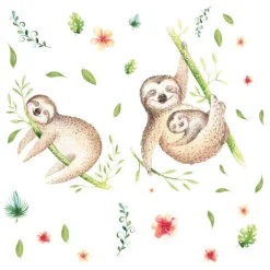 Wall Decals<SmileMakers Lazy Sloth Giant Wall Decals - Office Décor from