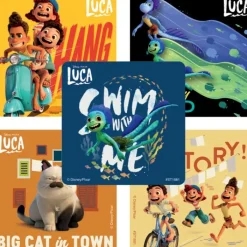 Disney Stickers | Character Stickers<SmileMakers Luca Movie Stickers - Stickers from