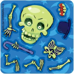 Halloween | Other Fun Stickers<SmileMakers Make Your Own GID Skeleton - Make-Your-Own Stickers from