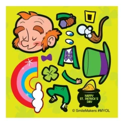 St. Patrick's Day | Other Fun Stickers<SmileMakers Make Your Own™ Leprechaun Stickers - Make-Your-Own Stickers from