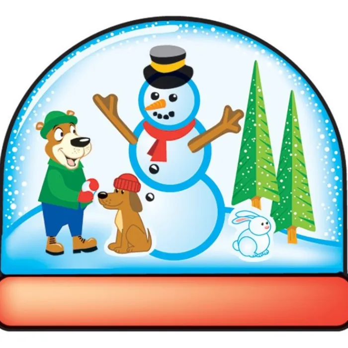 Seasons | Christmas<SmileMakers Make Your Own Snow Globe Stickers - Stickers from
