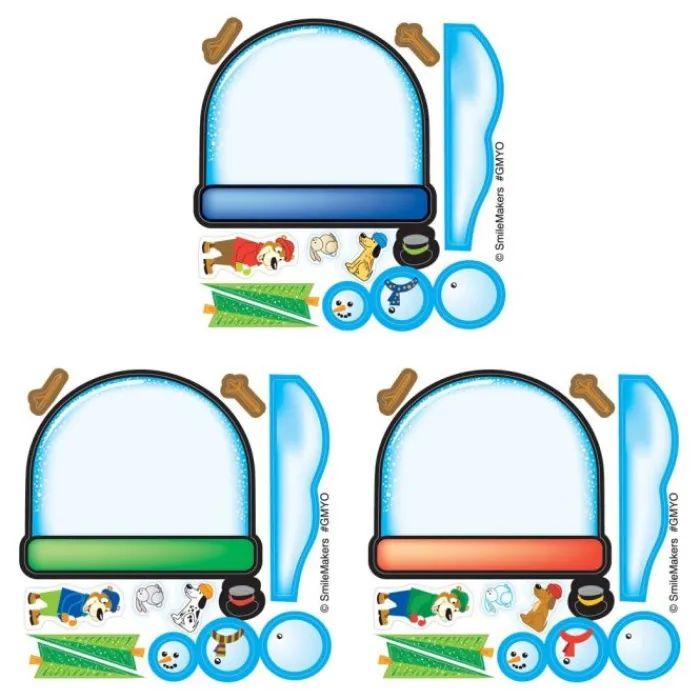 Seasons | Christmas<SmileMakers Make Your Own Snow Globe Stickers - Stickers from