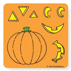 Halloween | Other Fun Stickers<SmileMakers Make-Your-Own Jack-O-Lantern Stickers - Make-Your-Own Stickers from
