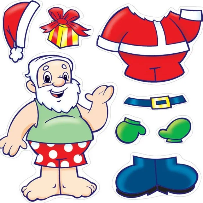 Christmas | Other Fun Stickers<SmileMakers Make-Your-Own Santa Stickers - Make-Your-Own Stickers from