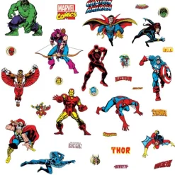 Wall Decals<SmileMakers Marvel Classics Wall Decals - Office Décor from