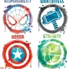 Wall Decals<SmileMakers Marvel Icons Wall Decals - Office Décor from