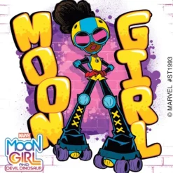 Character Stickers<SmileMakers Marvel Moon Girl & Devil Dinosaur St