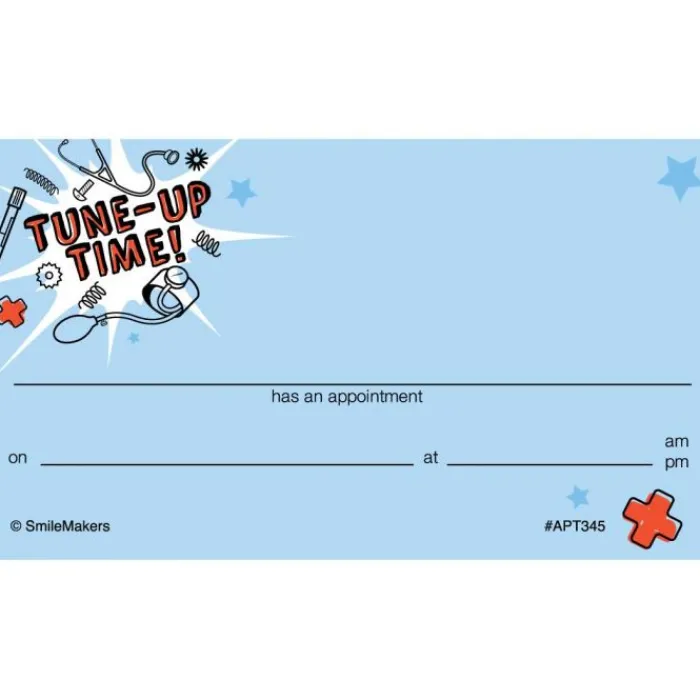 Appointment Cards<SmileMakers Medical Tune Up Appointment Cards - Appointment Cards from