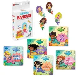 Bandages | Medical Practice Essentials<SmileMakers Mermaid Bandage Bundle - Stickers from