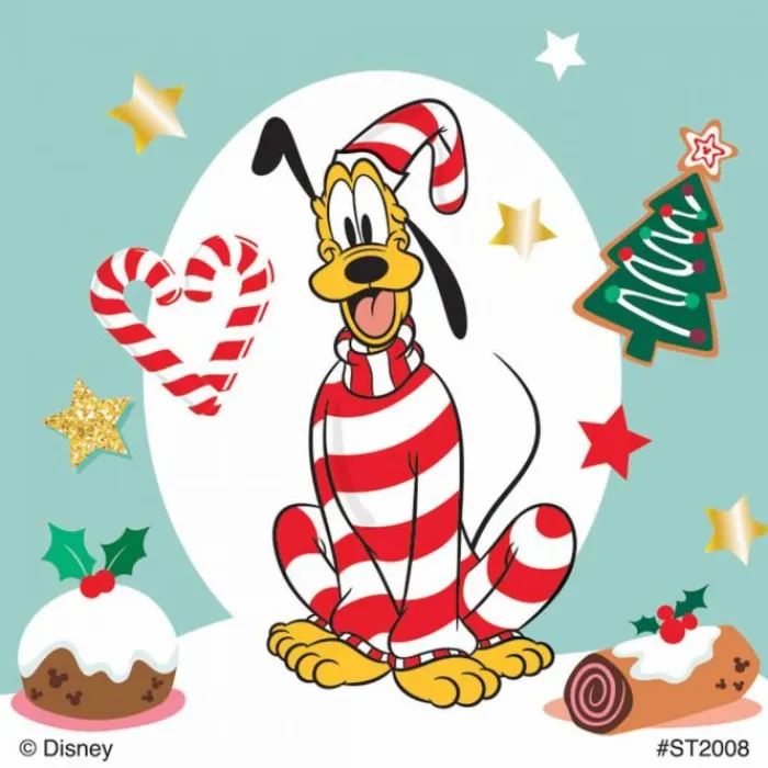 Christmas | Disney Stickers<SmileMakers Mickey & Friends Secret Santa Stickers - Stickers from