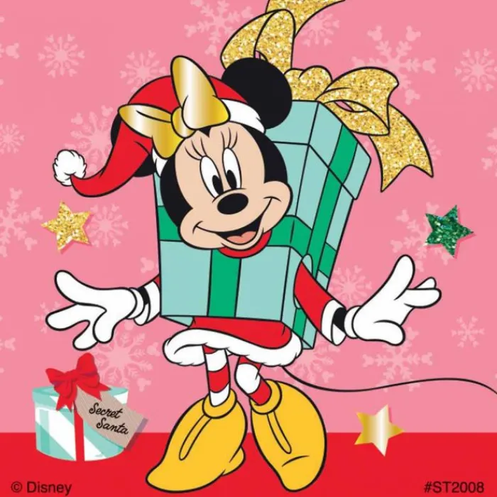 Christmas | Disney Stickers<SmileMakers Mickey & Friends Secret Santa Stickers - Stickers from
