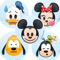 Disney Stickers | Character Stickers<SmileMakers Mickey Mouse Emoji Stickers - Stickers from