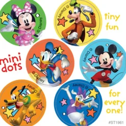 Disney Stickers | Character Stickers<SmileMakers Mickey Mouse Funhouse Mini Dot Stickers - Stickers from