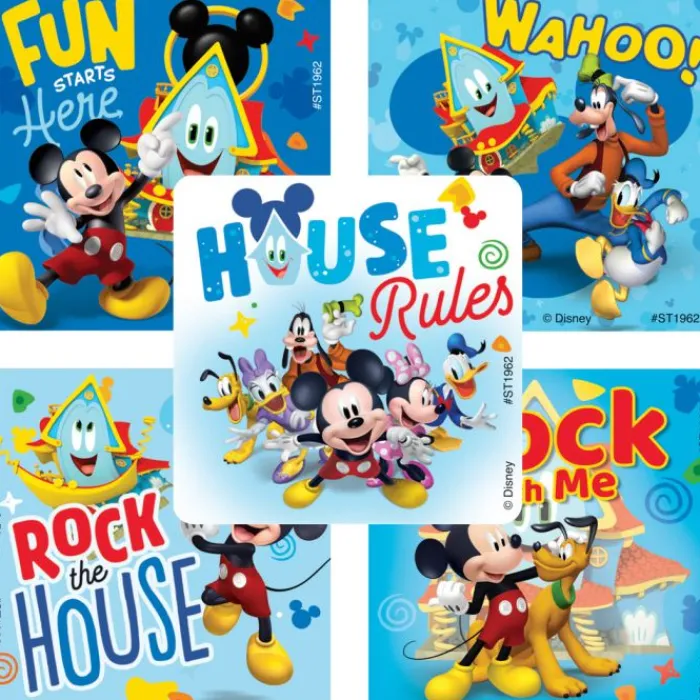 Disney Stickers | Character Stickers<SmileMakers Mickey Mouse Funhouse Stickers - Stickers from