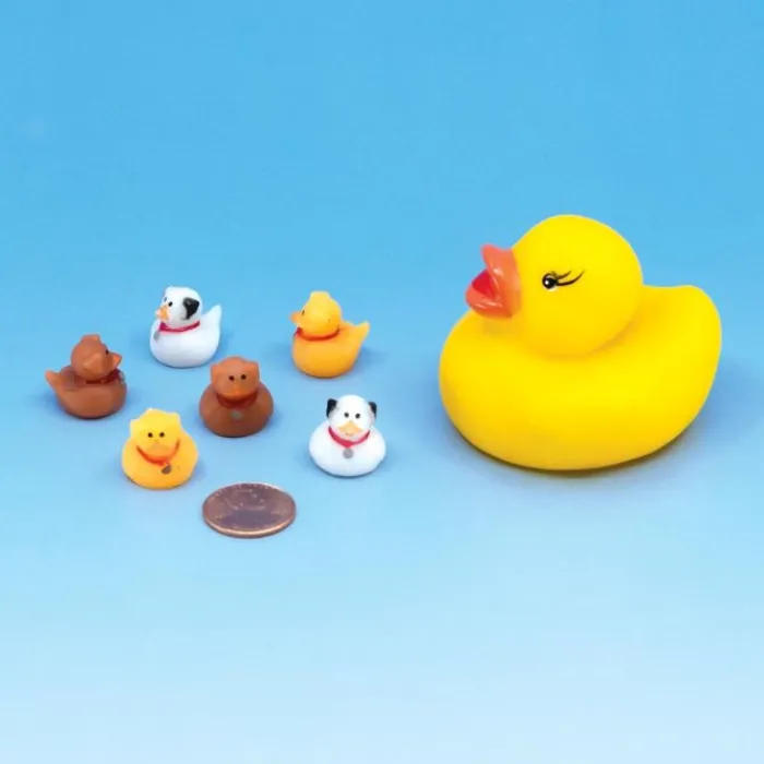 Figurines | Toys<SmileMakers Micro Dog Ducks - Rubber Duck Toys from