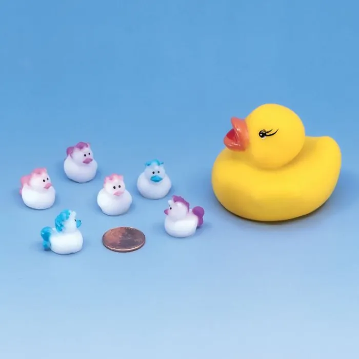 Figurines | Toys<SmileMakers Micro Unicorn Ducks - Rubber Duck Toys from