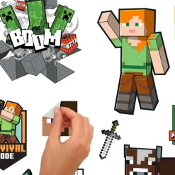 Wall Decals<SmileMakers Minecraft Characters Wall Decals - Office Décor from