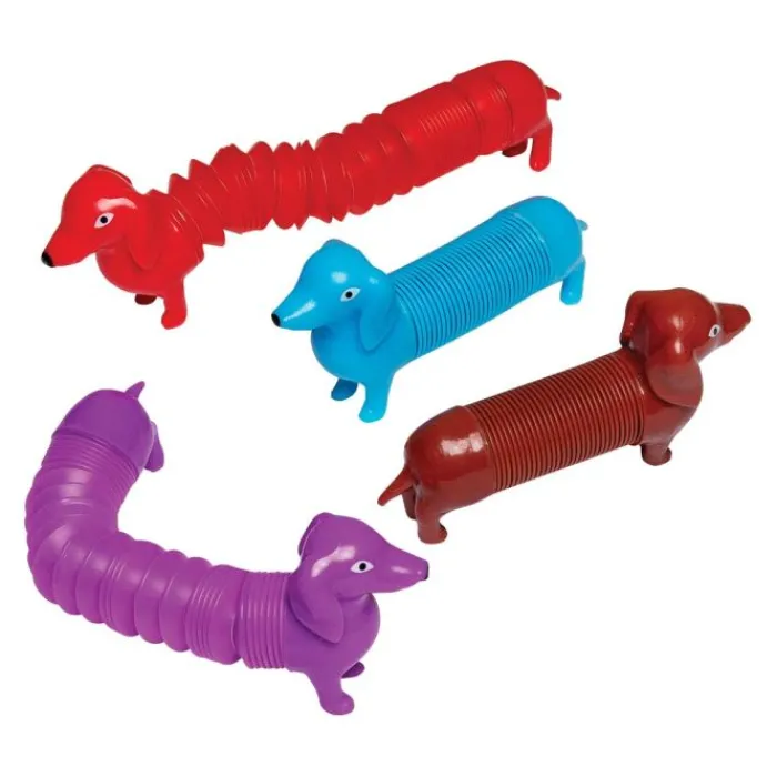 Fidget & Distraction Toys | Fidget & Distraction<SmileMakers Mini Accordion Dogs - Fun Toys from