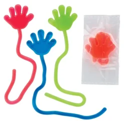 Valuetoys | Latex Free Toys<SmileMakers Mini Neon Sticky Hands - Sticky Toys from