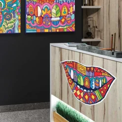 Wall Decals<SmileMakers Modern Art Smile Wall Decal - Office Décor from