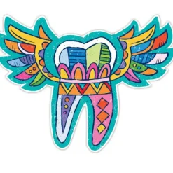 Wall Decals<SmileMakers Modern Art Tooth Wall Decal - Office Décor from
