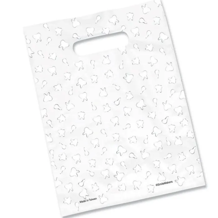 Take Home Bags | Take Home Bags<SmileMakers Multi Teeth Scatter Print Bag - Scatter Dental Bags from