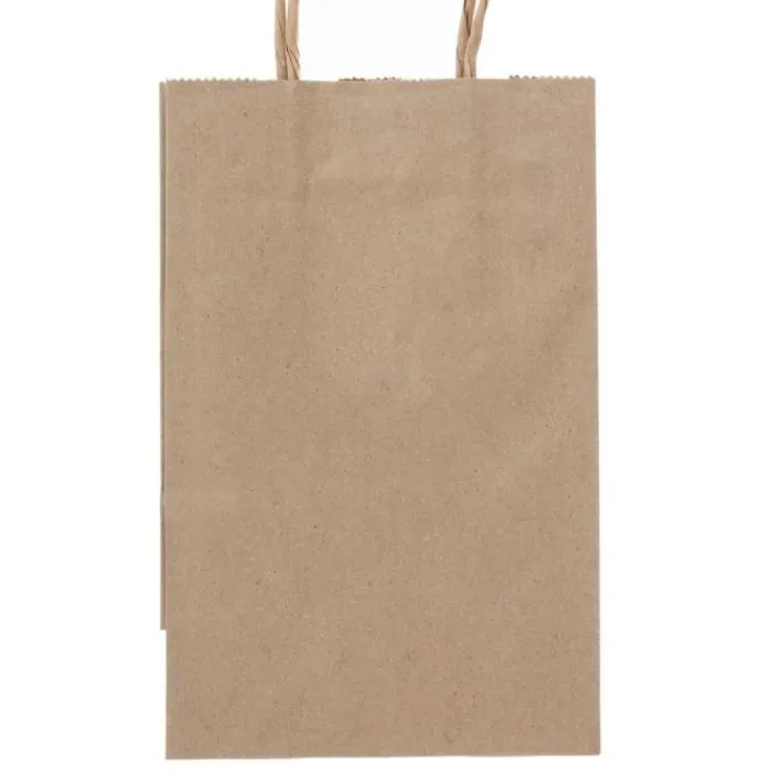Take Home Bags | Take Home Bags<SmileMakers Natural Kraft Paper Shopper - Custom/Promotional Miscellaneous from