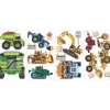 Wall Decals<SmileMakers New Speed Limit - Construction Vehicles Wall Decals - Office Décor from