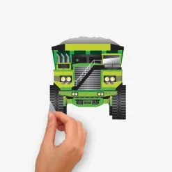 Wall Decals<SmileMakers New Speed Limit - Construction Vehicles Wall Decals - Office Décor from