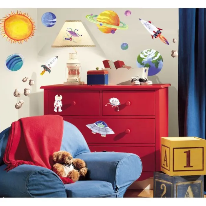 Wall Decals<SmileMakers Outer Space Wall Decals - Office Décor from