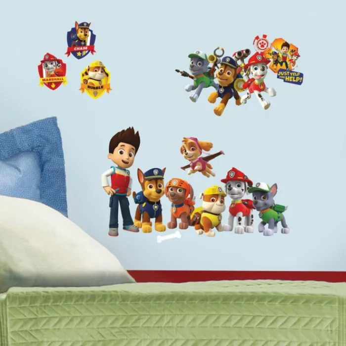 Wall Decals<SmileMakers PAW Patrol Assorted Wall Decals - Office Décor from