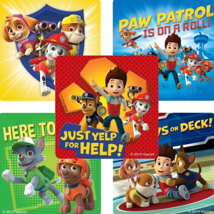 Nickelodeon Stickers | Character Stickers<SmileMakers PAW Patrol On A Roll Stickers - Stickers from